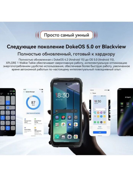 Смартфон Blackview XPLORE 1 Walkie Talkie 16/512Gb Black